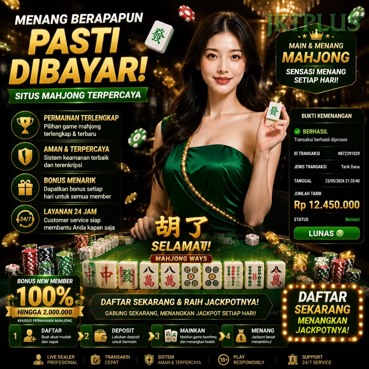 WELCOME BONUS NEW MEMBER 50_ promotion image